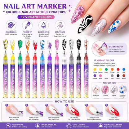 NailCraft™ Pro 12 Shade Edition Kit