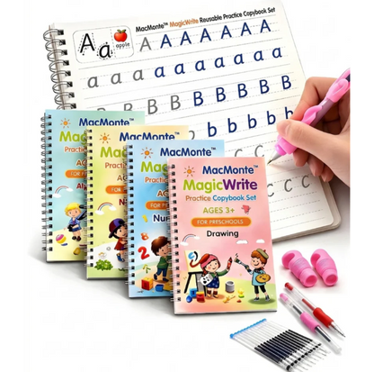 LittleGenius™ Magic Copybook Kit | FREE Pen, Grip & 10 Refills